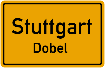 Straßenverzeichnis Stuttgart Dobel