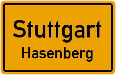 Straßenverzeichnis Stuttgart Hasenberg