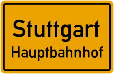 Straßenverzeichnis Stuttgart Hauptbahnhof