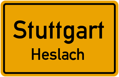 Straßenverzeichnis Stuttgart Heslach