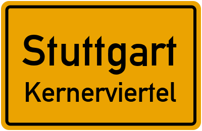 Straßenverzeichnis Stuttgart Kernerviertel