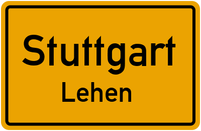 Straßenverzeichnis Stuttgart Lehen