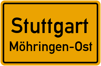 Straßenverzeichnis Stuttgart Möhringen-Ost