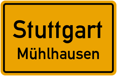 Straßenverzeichnis Stuttgart Mühlhausen