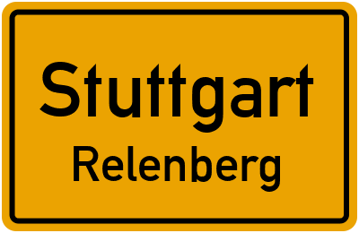 Straßenverzeichnis Stuttgart Relenberg