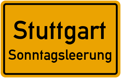 Briefkastenleerung am Sonntag in Stuttgart