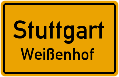 Straßenverzeichnis Stuttgart Weißenhof
