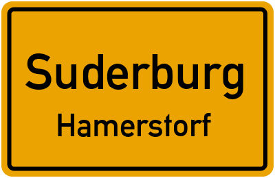 Straßenverzeichnis Suderburg Hamerstorf