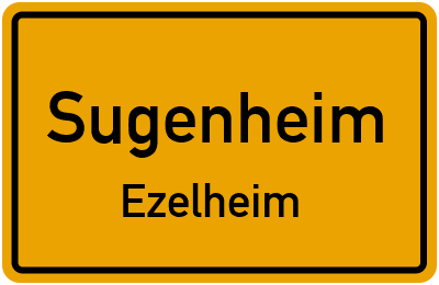 Straßenverzeichnis Sugenheim Ezelheim