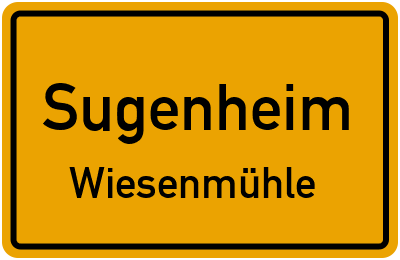 Straßenverzeichnis Sugenheim Wiesenmühle