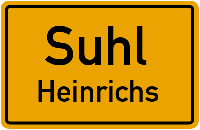 Straßenverzeichnis Suhl Heinrichs