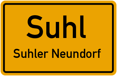 Straßenverzeichnis Suhl Suhler Neundorf