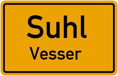 Straßenverzeichnis Suhl Vesser
