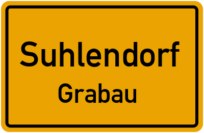 Ortsschild Suhlendorf Grabau