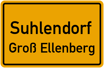 Straßenverzeichnis Suhlendorf Groß Ellenberg