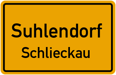Straßenverzeichnis Suhlendorf Schlieckau