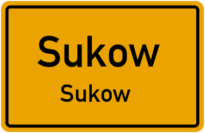 Straßenverzeichnis Sukow Sukow