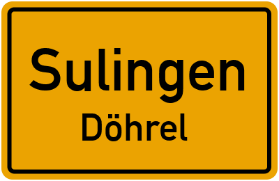 Straßenverzeichnis Sulingen Döhrel