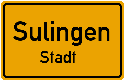 Straßenverzeichnis Sulingen Stadt