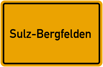 Branchenbuch Sulz-Bergfelden, Baden-Württemberg