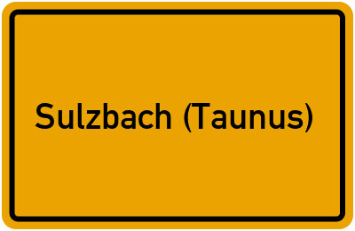 Branchenbuch Sulzbach (Taunus), Hessen