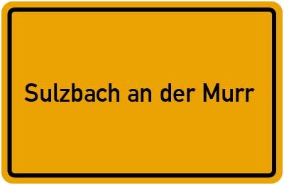 Branchenbuch Sulzbach an der Murr, Baden-Württemberg