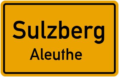 Straßenverzeichnis Sulzberg Aleuthe