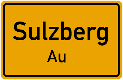 Straßenverzeichnis Sulzberg Au