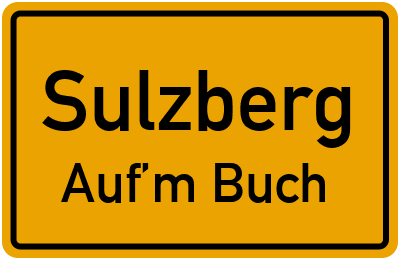 Straßenverzeichnis Sulzberg Auf’m Buch