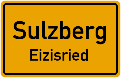 Straßenverzeichnis Sulzberg Eizisried