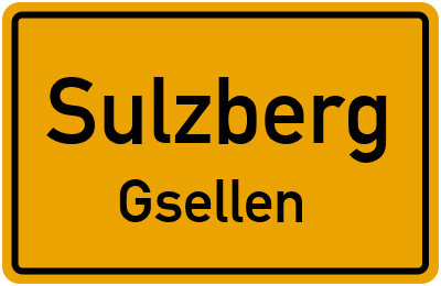Straßenverzeichnis Sulzberg Gsellen
