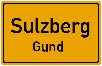Straßenverzeichnis Sulzberg Gund