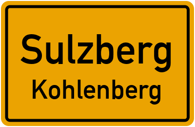 Straßenverzeichnis Sulzberg Kohlenberg