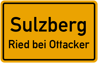 Straßenverzeichnis Sulzberg Ried bei Ottacker