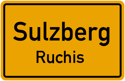 Straßenverzeichnis Sulzberg Ruchis