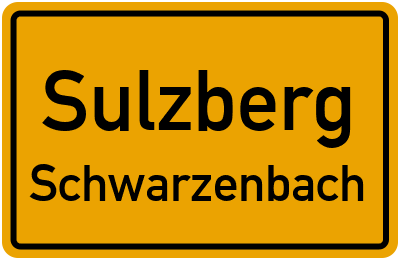 Straßenverzeichnis Sulzberg Schwarzenbach