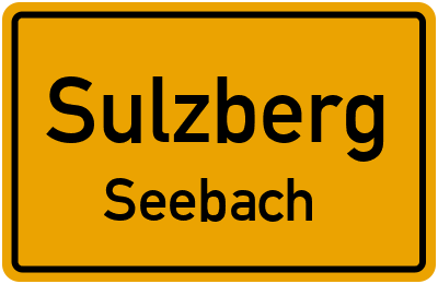 Straßenverzeichnis Sulzberg Seebach