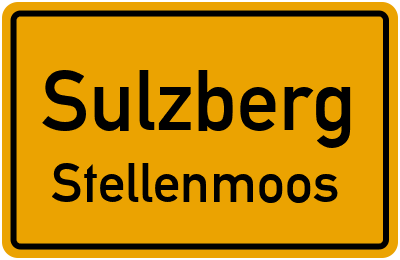 Straßenverzeichnis Sulzberg Stellenmoos
