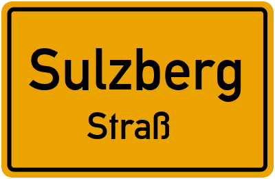 Straßenverzeichnis Sulzberg Straß