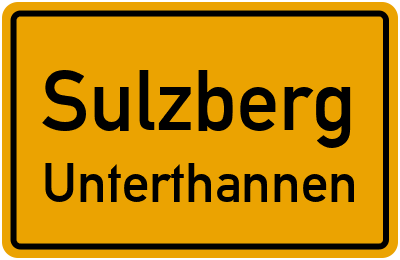 Straßenverzeichnis Sulzberg Unterthannen
