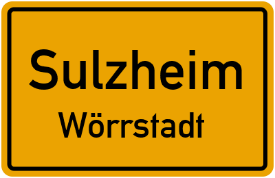 Straßenverzeichnis Sulzheim Wörrstadt