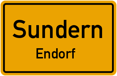 Straßenverzeichnis Sundern Endorf