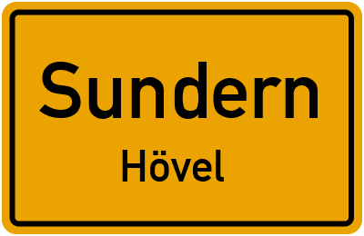 Straßenverzeichnis Sundern Hövel