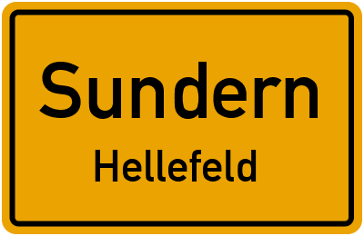 Straßenverzeichnis Sundern Hellefeld