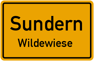 Straßenverzeichnis Sundern Wildewiese