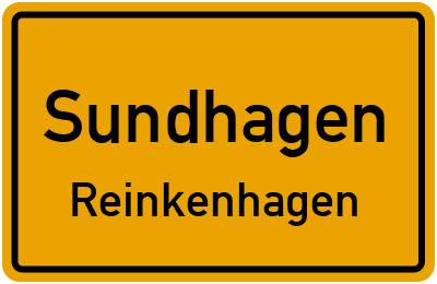 Straßenverzeichnis Sundhagen Reinkenhagen