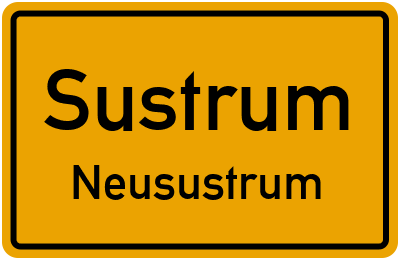Straßenverzeichnis Sustrum Neusustrum