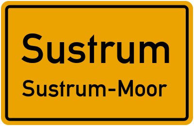 Straßenverzeichnis Sustrum Sustrum-Moor