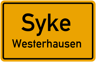 Straßenverzeichnis Syke Westerhausen