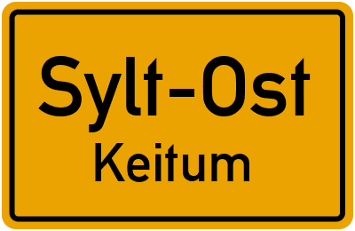 Straßenverzeichnis Sylt-Ost Keitum